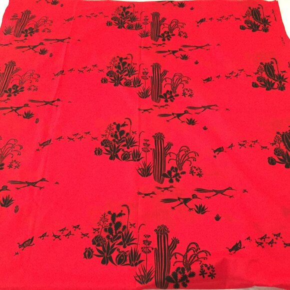 Vintage MCM Harwood Steiger Roadrunner Fabric "AT PLAY" 44”x 90” REMNANT 2.5 YD - Picture 1 of 3